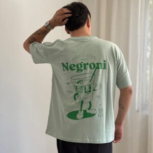T Shirt Oversyzed Pistacho "Negroni"