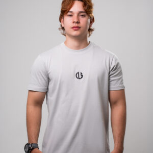 T Shirt Regular Fit Logo CLS Redondo Gris
